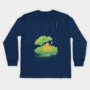 Rainy friends Kids Long Sleeve T-Shirt